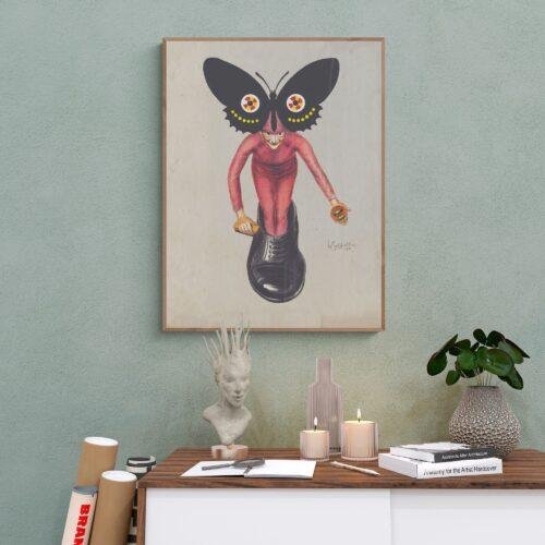 Leonetto Cappiello: Papillon Noir | Master of Art Nouveau & Poster Art | Vintage Poster | Trendy Wall Art