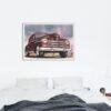 1948 Plymouth Deluxe Car Poster Instant Download - Vintage Art Print, Classic Automobile Wall Decor, Retro Bebe Daniels Design