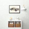 Triumph TR2 Poster – British Sports Car Art, Classic British Car Print, Vintage Automobile Wall Decor, Printable Art