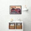 Vintage Car Poster - Buick 1947 Lineup Wall Art, Classic Automobile Print for Car Enthusiasts & Vintage Decor Gift