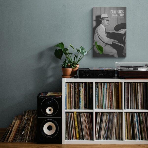 Earl Hines Jazz Poster: A Unique Music Gift | Ideal for Elevating Your Living Room Decor
