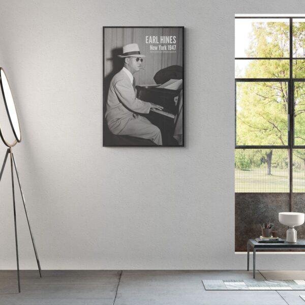Earl Hines Jazz Poster: A Unique Music Gift | Ideal for Elevating Your Living Room Decor