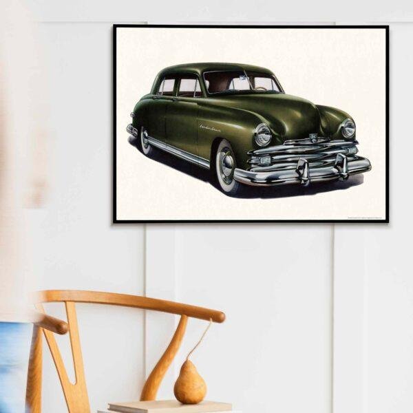 1949 Kaiser Deluxe - Car Poster instant download