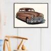 1949 Kaiser Special Sedan - Car Poster instant download