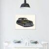 1949 Kaiser Deluxe - Car Poster instant download