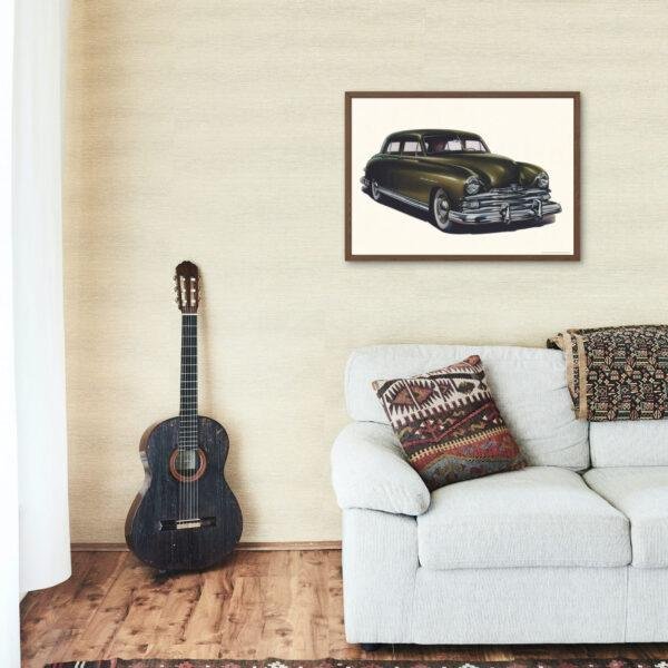 1949 Kaiser Deluxe - Car Poster instant download