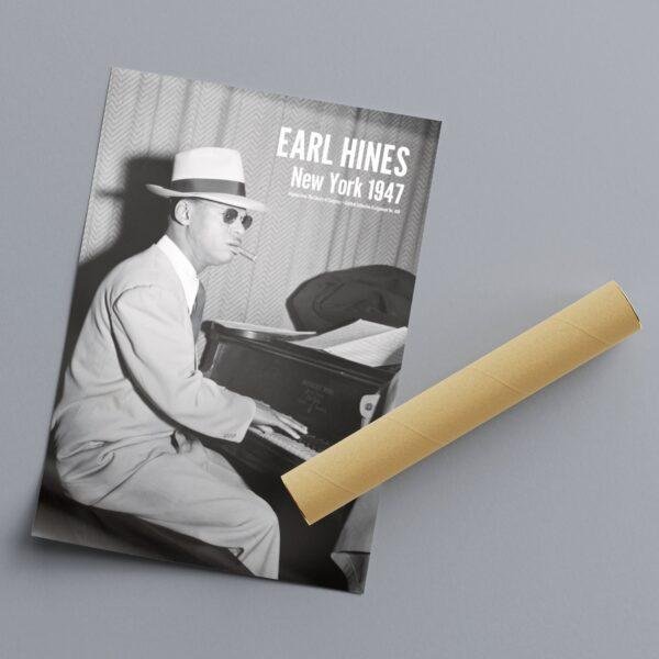 Earl Hines Jazz Poster: A Unique Music Gift | Ideal for Elevating Your Living Room Decor