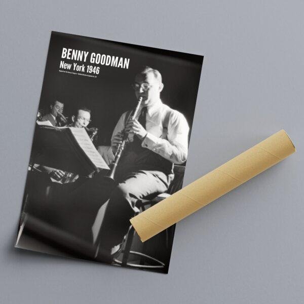 Benny Goodman Jazz Poster: A Unique Music Gift | Ideal for Elevating Your Living Room Decor