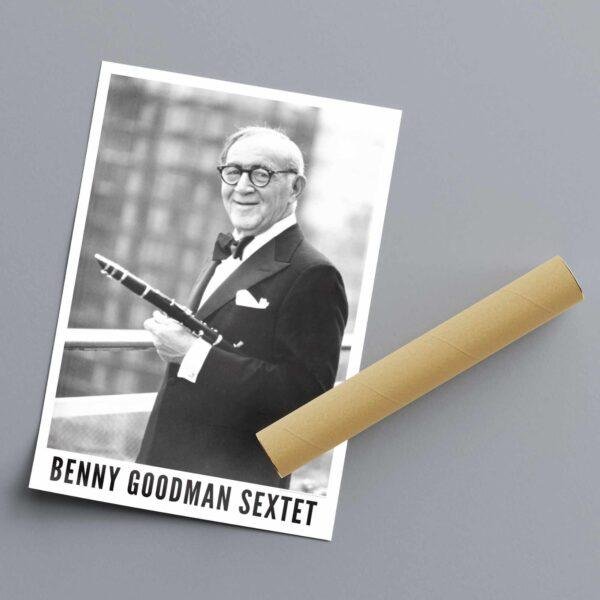 Benny Goodman Jazz Poster: A Unique Music Gift | Perfect for Enhancing Your Office Wall Art