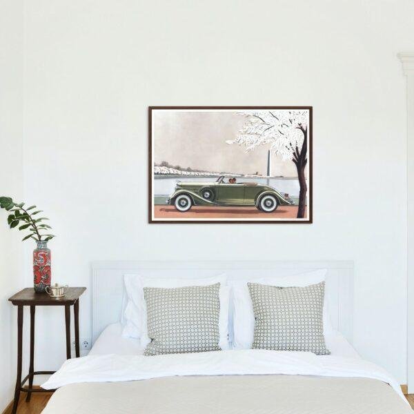 1935 Lincoln LeBaron Convertible Roadster - Car Poster instant download