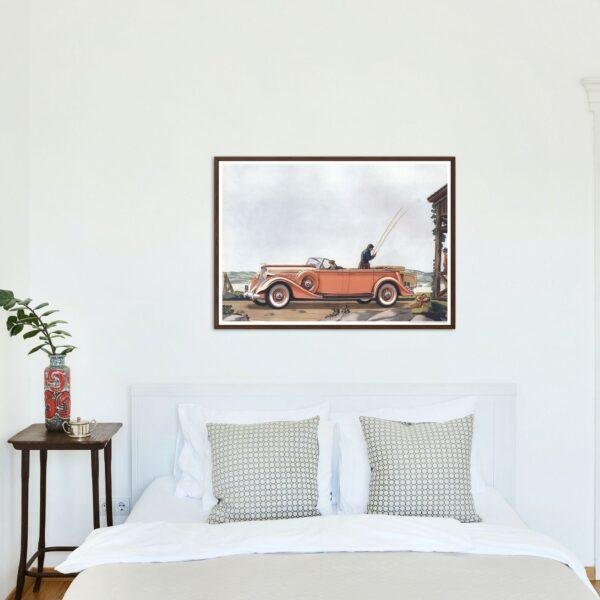 1935 Lincoln Seven Passenger Touring - Car Poster instant download