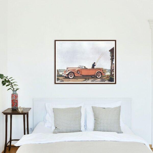 1935 Lincoln Seven Passenger Touring - Car Poster instant download