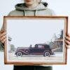 1935 Lincoln The Brunn Cabriolet - Car Poster instant download