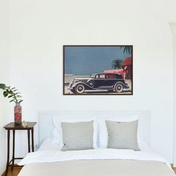 1935 Lincoln The Five Passenger Two Window Sedan - Car Poster instant download