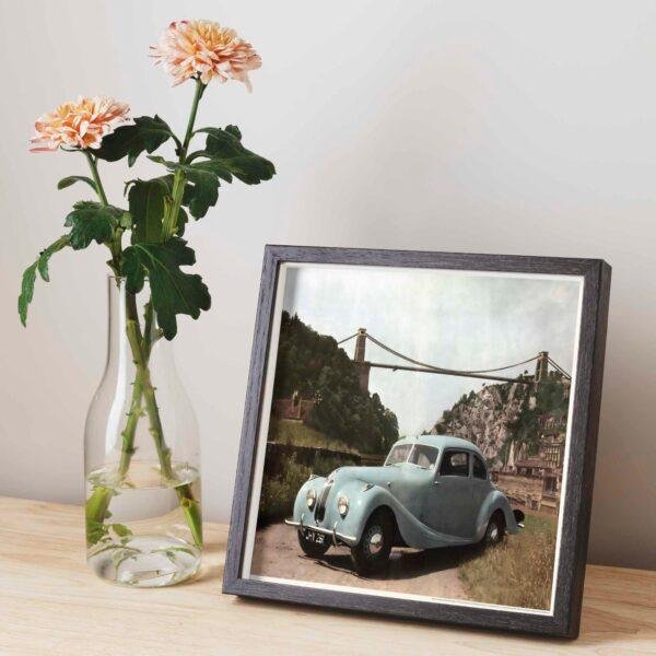 Bristol Cars - Car Enthusiast Classic British Automobile Art Print, Man Cave Decor, Vintage English Car Wall Art
