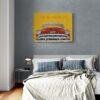 1954 Chevy Bel Air - Car Enthusiasts, Retro Automobile Poster, General Motors