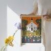 Clementine Hunter: Bayou Baptisms, framed poster – naive artists folk art, capture Southern heritage and tradition for any art lover