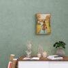 Clementine Hunter: Groceries from the Garden, framed poster – naive artists folk art, vibrant rustic decor for farmhouse or country style