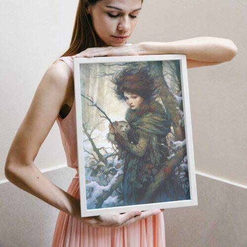 Glimpses of the Hidden Folk | Rare Art Academia | Arthur Rackham's Untold Fairy Fantasy Print