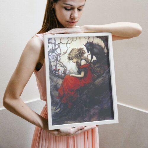 The Fairy Queen's Tapestry | Rare Art Academia | Arthur Rackham's Untold Fairy Fantasy Print