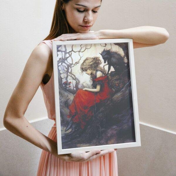 The Fairy Queen's Tapestry | Rare Art Academia | Arthur Rackham's Untold Fairy Fantasy Print