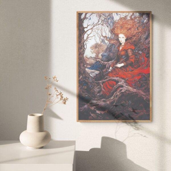 The Secret Garden | Rare Art Academia | Arthur Rackham's Untold Fairy Fantasy Print