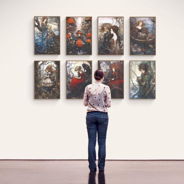 The Wonders of Elfland | Rare Art Academia | Arthur Rackham's Untold Fairy Fantasy Print