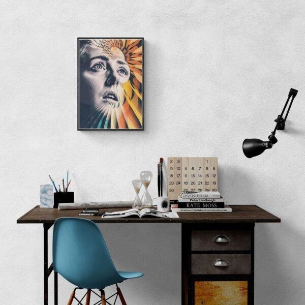 Celestial Inquiry - Explore the World of Surrealism Art - Dive into Reimagined Man Ray Masterpieces