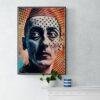 Masked Harmony - Explore the World of Surrealism Art - Dive into Reimagined Man Ray Masterpieces
