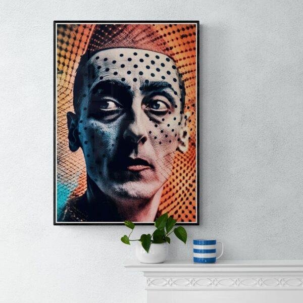Masked Harmony - Explore the World of Surrealism Art - Dive into Reimagined Man Ray Masterpieces