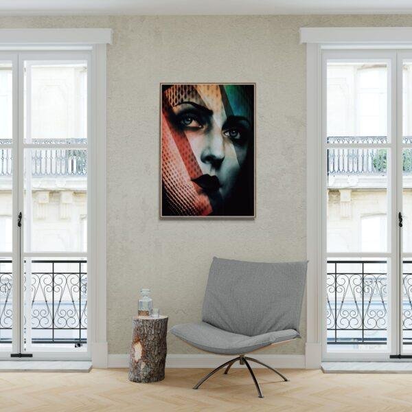 Shadowed Spectacle - Explore the World of Surrealism Art - Dive into Reimagined Man Ray Masterpieces