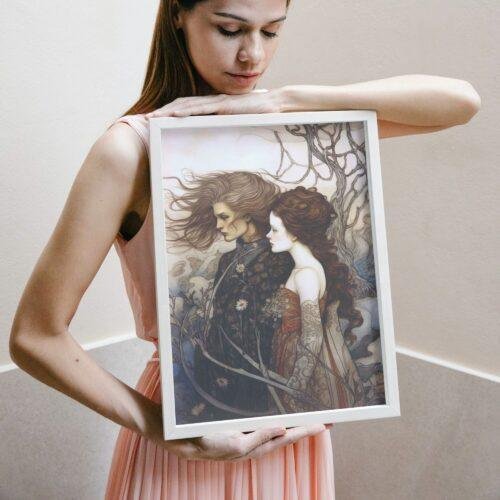 The Enchanted Forest | Rare Art Academia | Arthur Rackham's Untold Fairy Fantasy Print