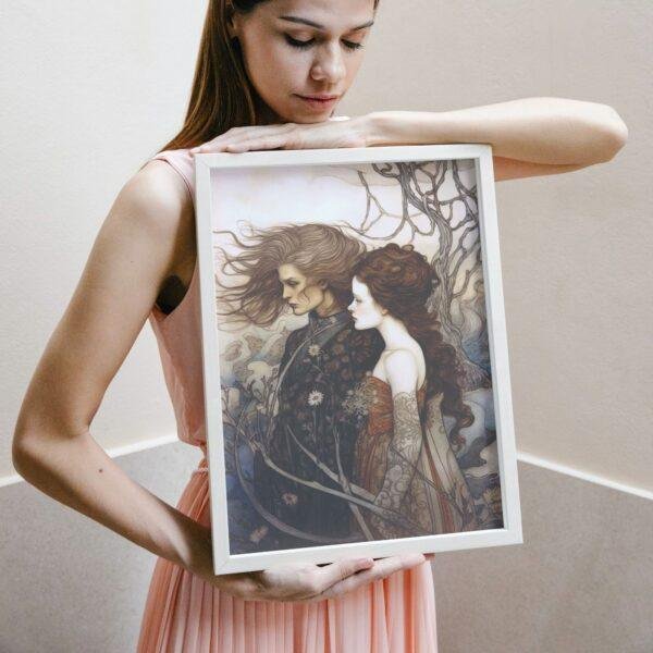 The Enchanted Forest | Rare Art Academia | Arthur Rackham's Untold Fairy Fantasy Print