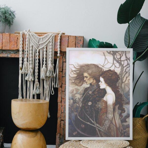 The Enchanted Forest | Rare Art Academia | Arthur Rackham's Untold Fairy Fantasy Print