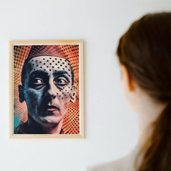 Masked Harmony - Explore the World of Surrealism Art - Dive into Reimagined Man Ray Masterpieces