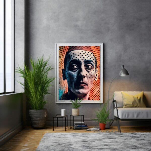Masked Harmony - Explore the World of Surrealism Art - Dive into Reimagined Man Ray Masterpieces