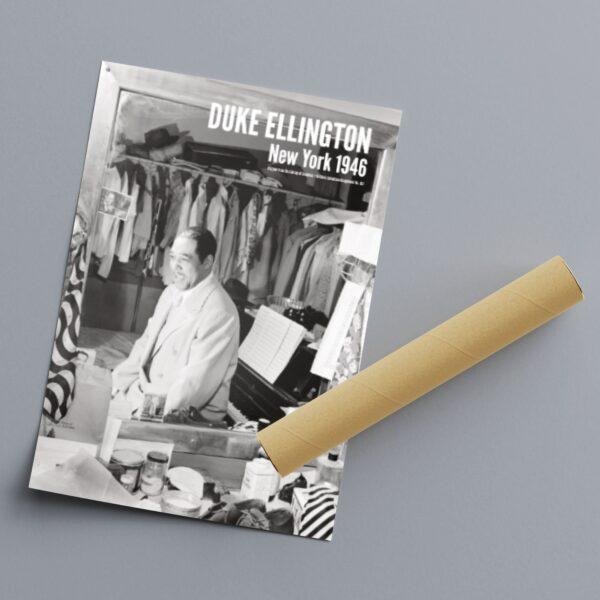 Duke Ellington Jazz Music Poster - 1950s Jazz Music, Thoughtfull Gift, Paramount Theater New York, 1946