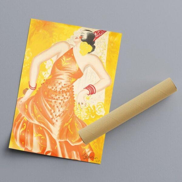 Leonetto Cappiello: Conchita Supervia | Master of Art Nouveau & Poster Art | Vintage Poster | Trendy Wall Art