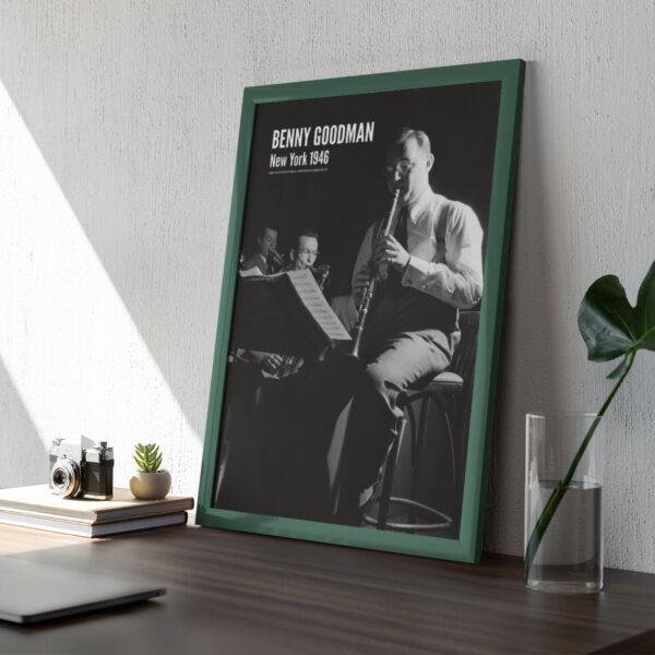Benny Goodman Jazz Poster: A Unique Music Gift | Ideal for Elevating Your Living Room Decor
