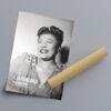 Ella Fitzgerald Jazz Music Poster – Classic 1940s Musician Print, New York Club Wall Art, First Lady of Song, Female Vocalist Decor