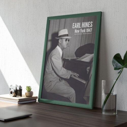 Earl Hines Jazz Poster: A Unique Music Gift | Ideal for Elevating Your Living Room Decor