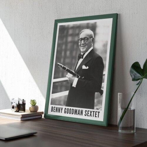 Benny Goodman Jazz Poster: A Unique Music Gift | Perfect for Enhancing Your Office Wall Art