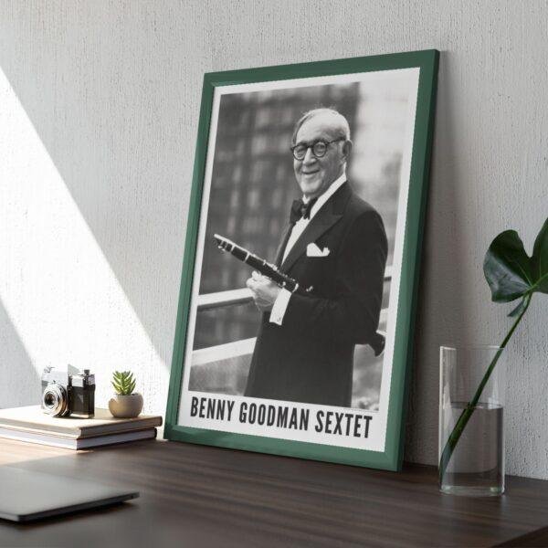 Benny Goodman Jazz Poster: A Unique Music Gift | Perfect for Enhancing Your Office Wall Art