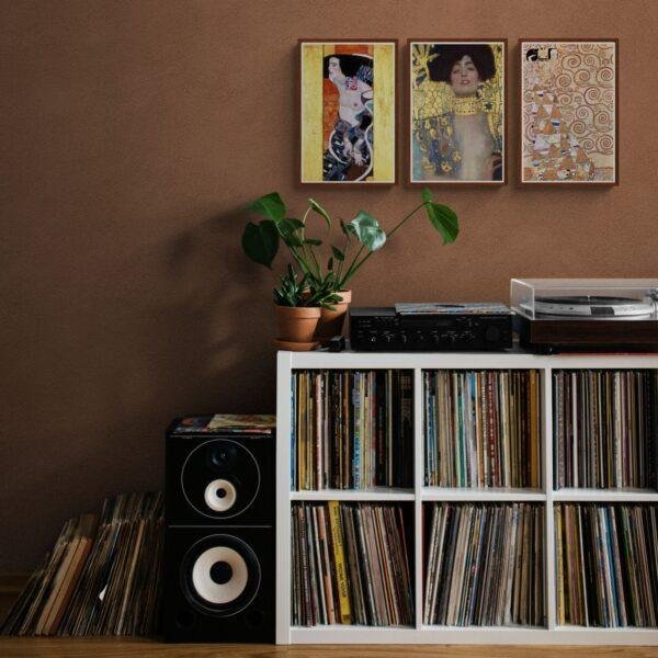Gustav Klimt Art Nouveau Set: 3 Masterpiece Prints | Famous Artist Prints