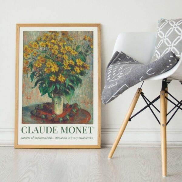 Claude Monet Impressionism Set: 3 Piece Wall Art | Famous Artist Prints