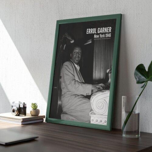 Erroll Garner Jazz Poster: A Unique Music Gift | Ideal for Elevating Your Living Room Decor