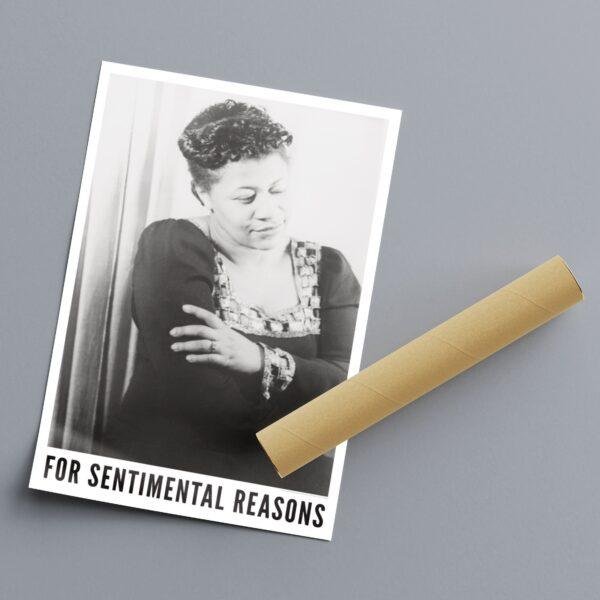 Ella Fitzgerald Jazz Poster: 1940s Portrait, First Lady of Song