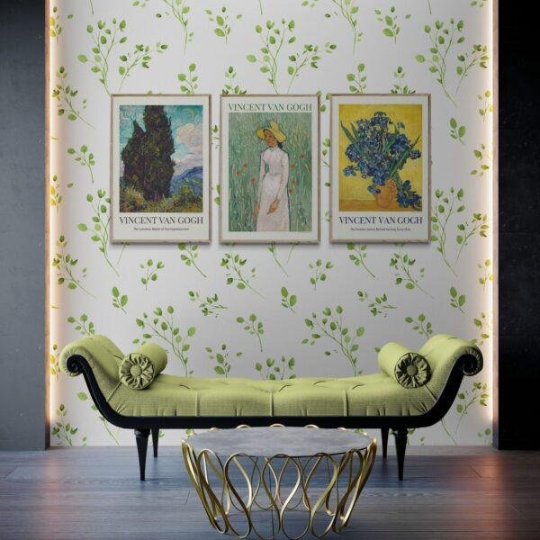 Vincent Van Gogh Post-Impressionist Set: 3 Masterpiece Prints | Famous Artist Prints