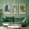 Vincent Van Gogh Post-Impressionist Set: 3 Masterpiece Prints | Famous Artist Prints