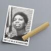 Nina Simone Poster - Jazz Musician, Classic Soul Music, Music Lover Gift, Jazz Festival Decor, Blues Concert Artwork